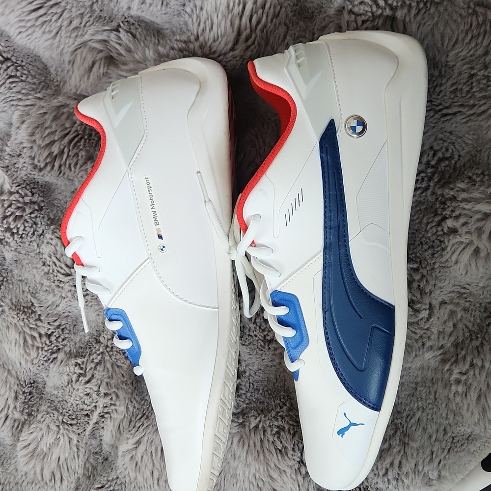 Puma BMW delta, Size 13, white, red/blue